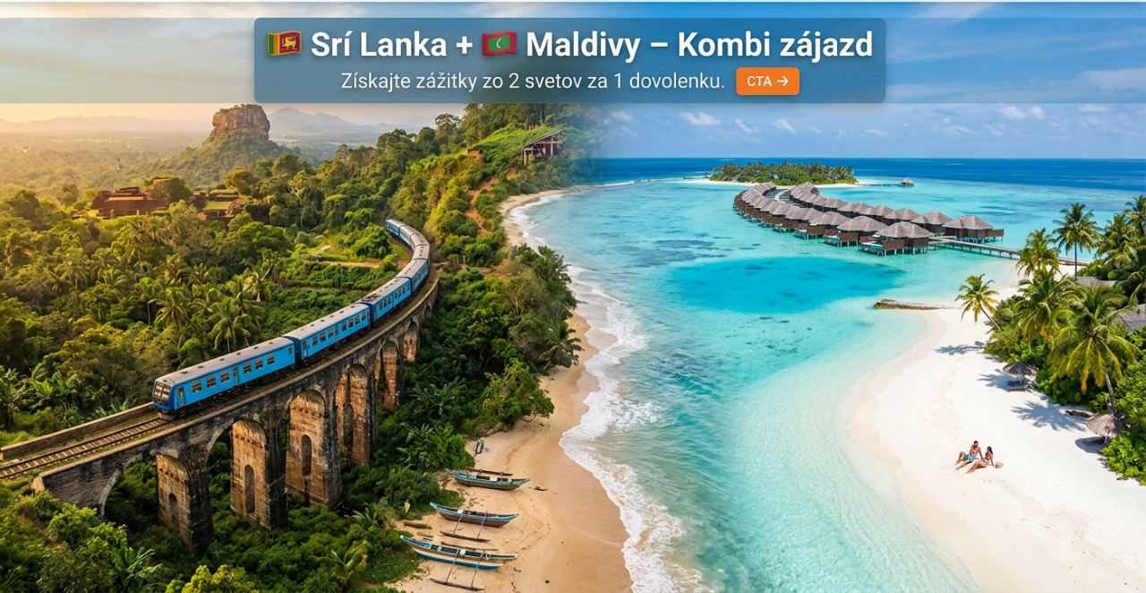 kombi zájazd SRI LANKA MALDIVY